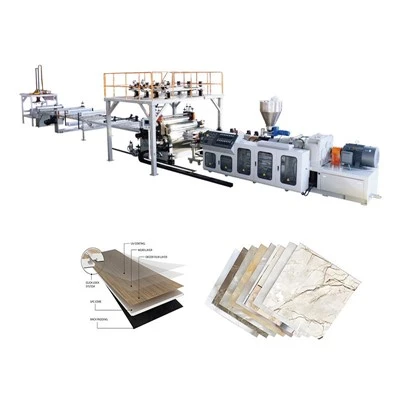 Máy làm sàn nhựa PVC